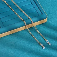 New Style Necklace Mask Chain Anti-Loss Sunglasses Strap Copper Material Minimalist Style Eye Wear Rope main image 3