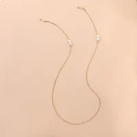 Fashion Pearl Chain Glasses Chain Simple And Elegant Metal Eyeglasses Accessories Popular Alloy Material main image 1