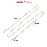 Fashion Pearl Chain Glasses Chain Simple And Elegant Metal Eyeglasses Accessories Popular Alloy Material main image 5