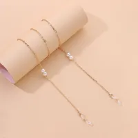 Fashion Pearl Chain Glasses Chain Simple And Elegant Metal Eyeglasses Accessories Popular Alloy Material sku image 1