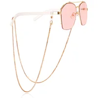 Metal Eyeglass Chain Mask Chain Glasses Holder Alloy Material Eye Wear Accessory Clear Design Optical Goods Chain sku image 7