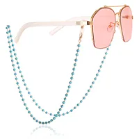 Sunglasses Jewelry Trendy Sunscreen Chains Heart Shaped Mask Hanging Chains Non Slip Accessories sku image 1