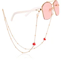Sunglasses Jewelry Trendy Sunscreen Chains Heart Shaped Mask Hanging Chains Non Slip Accessories sku image 2