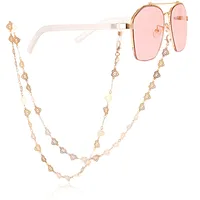 Sunglasses Jewelry Trendy Sunscreen Chains Heart Shaped Mask Hanging Chains Non Slip Accessories sku image 5