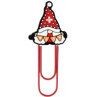 Large Christmas Creative Cute Office Supplies U-Shaped Pin PVC Cartoon Bookmarks Metal Plus PVC Material Book Markers sku image 25