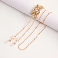 Metal Mask Chain Glasses Holder Alloy Material Eye Wear Accessory Double Purpose Chain For Masks And Glasses sku image 5