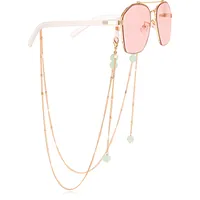 Alloy Mask Chain Glasses Chain Stone Cartoon Mask Chain Glasses Hanging Necklace Combination Of Fashion And Functionality sku image 1