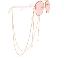 Alloy Mask Chain Glasses Chain Stone Cartoon Mask Chain Glasses Hanging Necklace Combination Of Fashion And Functionality sku image 5