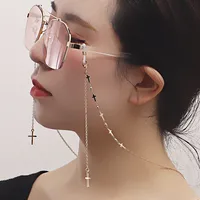 Acrylic Glasses Chain Mask Chain High-End Sensation Alloy Material Mask Accessory Ins Style Face Chain main image 3