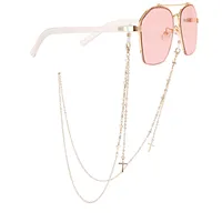 Acrylic Glasses Chain Mask Chain High-End Sensation Alloy Material Mask Accessory Ins Style Face Chain sku image 4