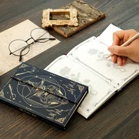 Creative Magic Hat Owl European Style High Aesthetic Value Student Business Gift Meeting Record Book Thickened Notebook main image 3