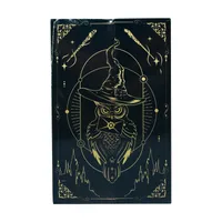 Creative Magic Hat Owl European Style High Aesthetic Value Student Business Gift Meeting Record Book Thickened Notebook sku image 1