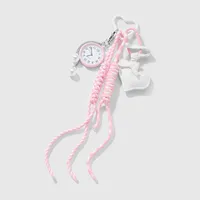 Miu Style Sweet Retro Multicolor Winding Keychain Leather Braided Rope DIY Couple Design Zinc Alloy Vintage Style Keychains main image 3