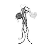 Miu Style Sweet Retro Multicolor Winding Keychain Leather Braided Rope DIY Couple Design Zinc Alloy Vintage Style Keychains main image 5