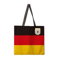 Ladies Football National Team Reusable Shopping Tote Bag Shoulder Handbag Polyester Medium Size Fashionable Eco-friendly sku image 8