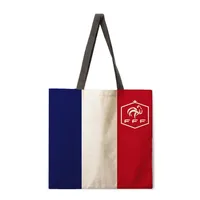 Ladies Football National Team Reusable Shopping Tote Bag Shoulder Handbag Polyester Medium Size Fashionable Eco-friendly sku image 9