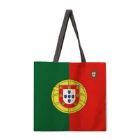 Ladies Football National Team Reusable Shopping Tote Bag Shoulder Handbag Polyester Medium Size Fashionable Eco-friendly sku image 12