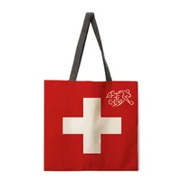 Ladies Football National Team Reusable Shopping Tote Bag Shoulder Handbag Polyester Medium Size Fashionable Eco-friendly sku image 13