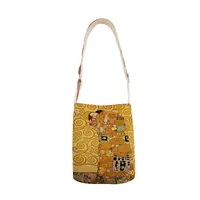 Classic Canvas Shoulder Bag Mini Casual Women's Crossbody Bag Small Diagonal Bag Printed Oil Painting Tote Bag For Hiking sku image 9