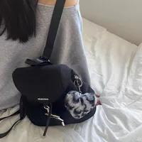 New Ins Style Autumn Winter Plush Leopard Print Heart Keychain Bag Charm Versatile Retro Y2K Spicy Girl All-Match Hanging Decoration main image 3