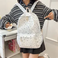 Casual New Style Star Backpack Women's Double Shoulder Bag Fresh Artistic Middle School Elementary School Student Bag main image 1