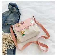 Cute Student Bag New Cartoon Nylon Crossbody Bag Simple Shoulder Bag For Girls Casual Travel Urban Minimalist Style sku image 2