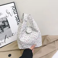 New Style Large Capacity Floral Bucket Bag Women's Handbag Commuter Tote Crossbody Bag Nylon Material Street Style Fashion main image 4