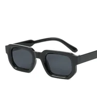 Square Small Frame Sunglasses Fashionable Retro  Style Personality Sun Glasses Unisex Travel Fishing Sunscreen sku image 1