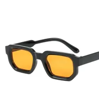 Square Small Frame Sunglasses Fashionable Retro  Style Personality Sun Glasses Unisex Travel Fishing Sunscreen sku image 2