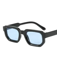Square Small Frame Sunglasses Fashionable Retro  Style Personality Sun Glasses Unisex Travel Fishing Sunscreen sku image 4