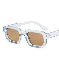 Square Small Frame Sunglasses Fashionable Retro  Style Personality Sun Glasses Unisex Travel Fishing Sunscreen sku image 10