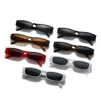 Retro  Square Sunglasses Unisex Fashionable Street Snap Small Frame Optical Glasses For Men And Women main image 1