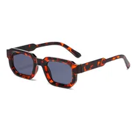 Square Small Frame Sunglasses Fashionable Retro  Style Personality Sun Glasses Unisex Travel Fishing Sunscreen main image 5