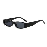 Retro  Square Sunglasses Unisex Fashionable Street Snap Small Frame Optical Glasses For Men And Women main image 5