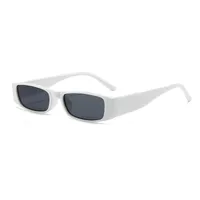 Retro  Square Sunglasses Unisex Fashionable Street Snap Small Frame Optical Glasses For Men And Women sku image 3