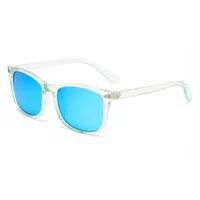 Square Full Frame UV Protection Sunglasses For Men And Women Leopard Pattern Fashionable High-End Sun Glasses Black PC Material main image 5