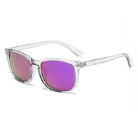 Square Full Frame UV Protection Sunglasses For Men And Women Leopard Pattern Fashionable High-End Sun Glasses Black PC Material sku image 3