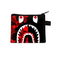 New Shark Trendy Children Coin Purse Primary School Student Mini Bag Boys And Girls Cartoon Storage Bag Sweet Style Lightweight Breathable main image 1