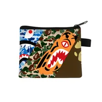 New Shark Trendy Children Coin Purse Primary School Student Mini Bag Boys And Girls Cartoon Storage Bag Sweet Style Lightweight Breathable main image 5