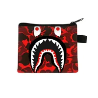 New Shark Trendy Children Coin Purse Primary School Student Mini Bag Boys And Girls Cartoon Storage Bag Sweet Style Lightweight Breathable sku image 12
