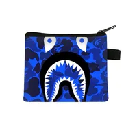 New Shark Trendy Children Coin Purse Primary School Student Mini Bag Boys And Girls Cartoon Storage Bag Sweet Style Lightweight Breathable sku image 14