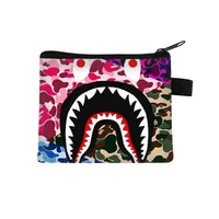 New Shark Trendy Children Coin Purse Primary School Student Mini Bag Boys And Girls Cartoon Storage Bag Sweet Style Lightweight Breathable sku image 15