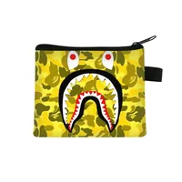 New Shark Trendy Children Coin Purse Primary School Student Mini Bag Boys And Girls Cartoon Storage Bag Sweet Style Lightweight Breathable sku image 21