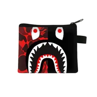 New Shark Trendy Children Coin Purse Primary School Student Mini Bag Boys And Girls Cartoon Storage Bag Sweet Style Lightweight Breathable sku image 22