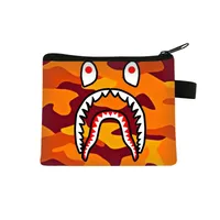 New Shark Trendy Children Coin Purse Primary School Student Mini Bag Boys And Girls Cartoon Storage Bag Sweet Style Lightweight Breathable sku image 23