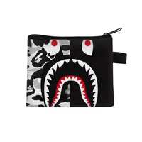 New Shark Trendy Children Coin Purse Primary School Student Mini Bag Boys And Girls Cartoon Storage Bag Sweet Style Lightweight Breathable sku image 25