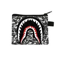New Shark Trendy Children Coin Purse Primary School Student Mini Bag Boys And Girls Cartoon Storage Bag Sweet Style Lightweight Breathable sku image 26