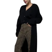 Elegant Style Women's Knitted Long Vest Sweater Casual Fashion Comfortable Breathable Two-Piece Set Spring Autumn New Arrival main image 5