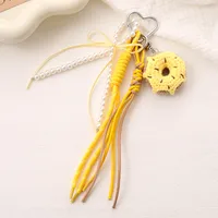 Hand-woven Nylon Rope Mobile Phone Pendant, Doughnut-shaped, Candy-colored Handbag Accessory sku image 2