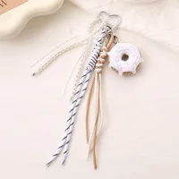Hand-woven Nylon Rope Mobile Phone Pendant, Doughnut-shaped, Candy-colored Handbag Accessory sku image 4